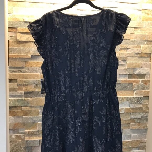 Inc Ruffled Button-Front Midi Dress - Picture 8 of 9